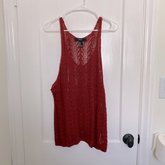 Forever 21 Tops - Rust Knit Tank